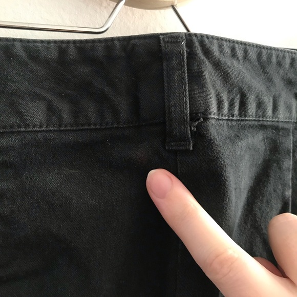 Theory Black Stretch Denim Demi Bootcut Low-rise Mid-rise Jeans Size 0 - Picture 9 of 9